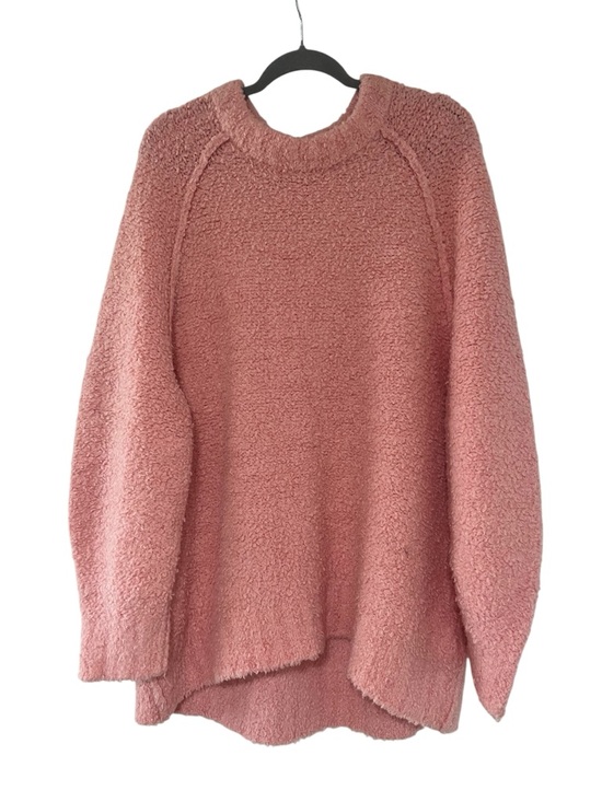 Free People Soft Pink Crew Neck Sweater NWOT - Picture 2 of 4